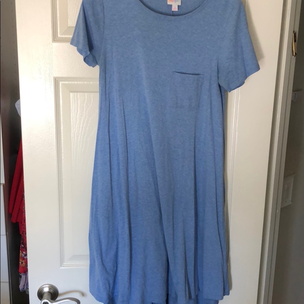 Blue dress